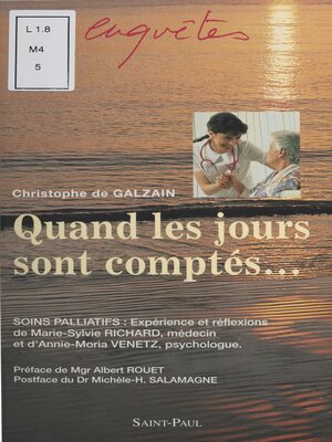 cover image of Quand les jours sont comptés...